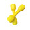 Plastic Dumbbell Bone Toy Set for Kids 2 pcs 7