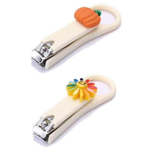 QUTETN fingernail clipper set sharp cute design 2 pcs