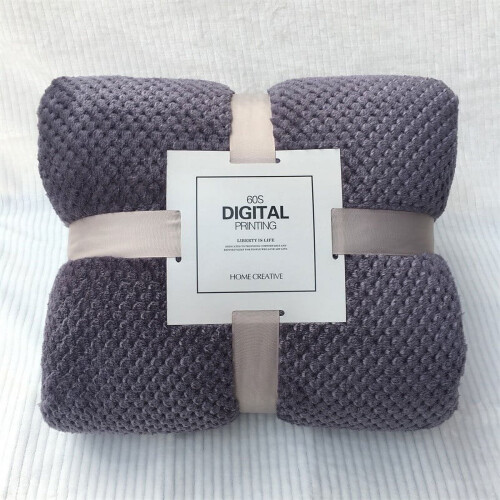 Purple Coral Blanket 100150 cm