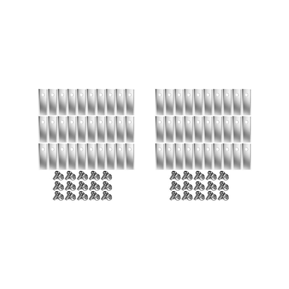 60Pcs Replacement Blades With Screws For Stiga A&G Series Lawn Mower Blades Replacement Robotic Lawnmower Blades 6031924613278