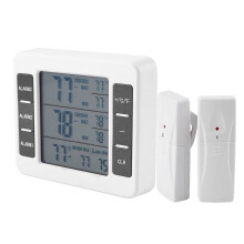 Wireless Digital Freezer Thermometer with Alarm and Min/Max