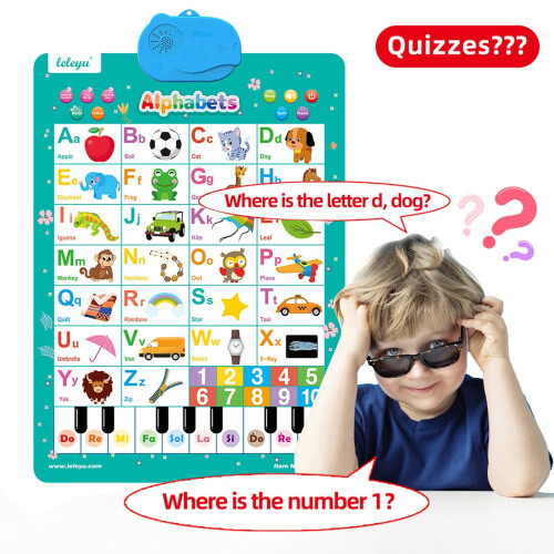 Electronic Talking ABC Wall Chart for Toddlers 2-5 Years 2