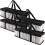 CD storage bags transparent PVC with handles 4 pack 1
