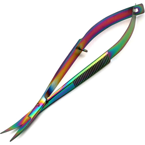 Embroidery Scissors Curved Titanium Tip 2 pcs