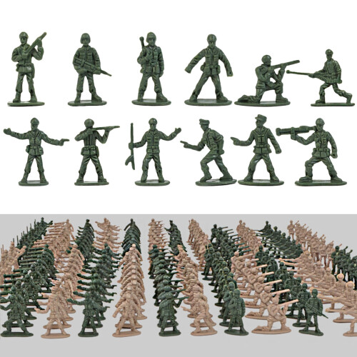 Warkul Soldier Model Army Men 1/72 Scale 360 Pieces 1