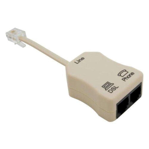 DSL noise filter with splitter 1 piece