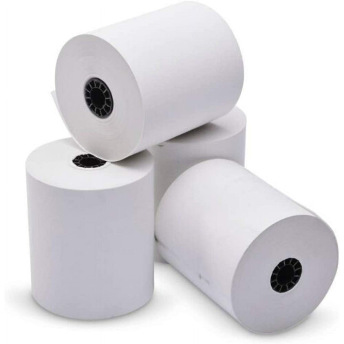 Lämpökuittipaperirullat 3 1/8 x 120 jalkaa