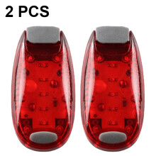 USB Rechargeable LED Safety Lights Red 2 Pack