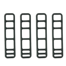 Correa de silicona elástica para bicicleta (4 unidades)