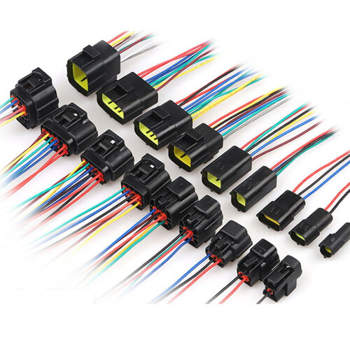 Waterproof Electrical Car Plug Connector 3-16 Pin 2