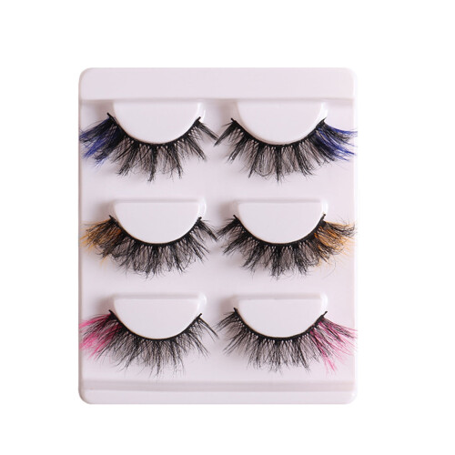 False Eyelashes Natural3D Wispy Curly1/3/5Pair