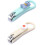 QUTETN fingernail clipper set sharp and cute 2 pcs 1