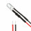 Lâmpada indicadora LED com topo redondo transparente 5V-12V DC 4