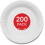 Paper Plates White Uncoated 9 Inch 200 Count 1