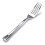 Plastic silver forks glossy heavy-duty 75-pack 1