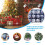 Worallymy Mini Hanging Baubles Silver Plastic Christmas 8