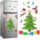Christmas tree bulb fridge magnet set 12 pcs 1