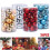 Christmas Ornaments Balls Silver 4cm 34pcs 1