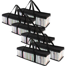 Home Storage Bags Display Case for CDs 21.5 x 6.25 x 5.75