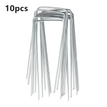 Metal Ground U Tent Pegs for Camping 10 pcs 10/15/20 cm