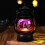 Halloween LED lanterns plastic high-transparency 3 pack 5