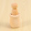 Wooden Peg People Nesting Set 10 Pieces 8