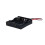 Portabatterie per 4 batterie AA con clip a molla 4