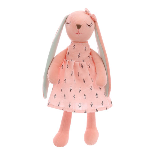 Rabbit plush toy home decor with long ears, 1 piece