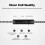 Earhook Earbuds with3.5mm Plug, Volume and Mic Control 7