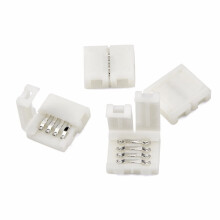 RGB LED Strip Connectors 4-Pin Solderless 10mm 10 Packs