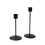 Wrought Iron Candle Holder Black 1 Piece 1