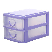 Accessoires de cuisine, en promotion ! Étagère de rangement en plastique 100 g, multi-niveaux, style tiroir, bleu, taille unique.