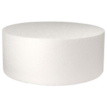 Round cake dummy styrene 18 inch diameter 4 inch high