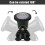 MDHAND Submersible RGB Pond Lights IP68 4-pack with Remote 5