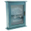Wall Mounted Cabinet Rustic Blue 1x6x25cm 1