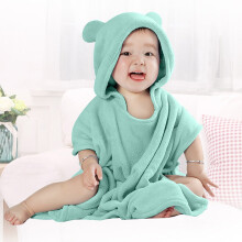 Babybadhanddoek met capuchon, extra groot, zacht en dik.