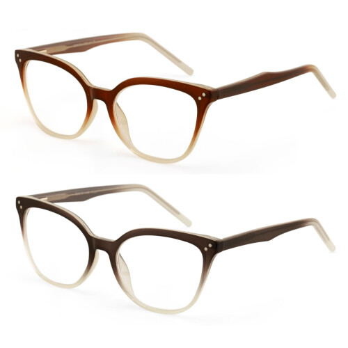 Women's Cateye Optical Reading Glasses +3.25 2 Pairs 1