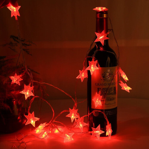 Meuva star string lights 10 LED battery-operated 2