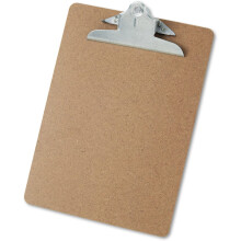 Hardboard Clipboard 1-Inch Capacity 2pcs Brown