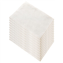 Kitchen Dish Towels Cleaning Rags 10 Pieces White