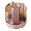 Pen holder organizer for desk pink rotating 1 piece 1