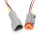 Conector impermeable Deutsche gris de 2-12 pines 8