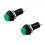 Drukknop-resetschakelaar, rond, normaal open, DC5A 12V AC 8