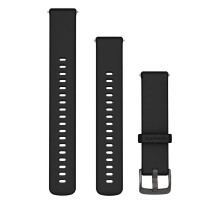 Garmin Venu 4 18mm Schnellwechsel Silikonband, Originalzubehör, Kompatibel mit Venu 3S und Venu 4(41mm), Schwarz