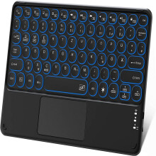 QUTETN Bluetooth keyboard with touchpad and backlight
