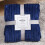 Coral Magic Sapphire Blue Flannel Blanket 70x100cm 1