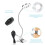 WALFRONT dimmable LED makeup lamp USB circle desktop lamp 4