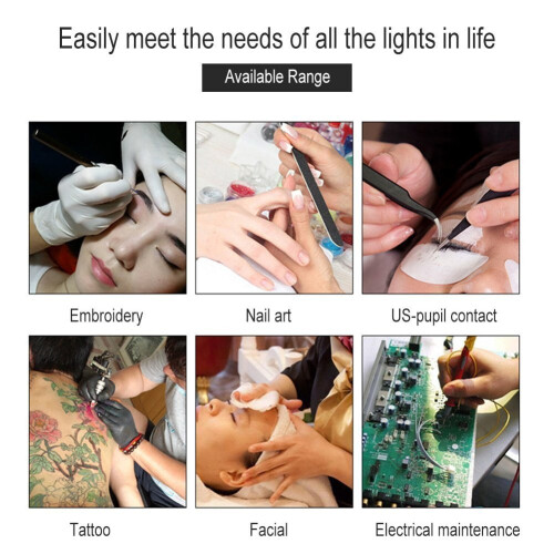 WALFRONT dimmable LED makeup lamp USB circle desktop lamp 1