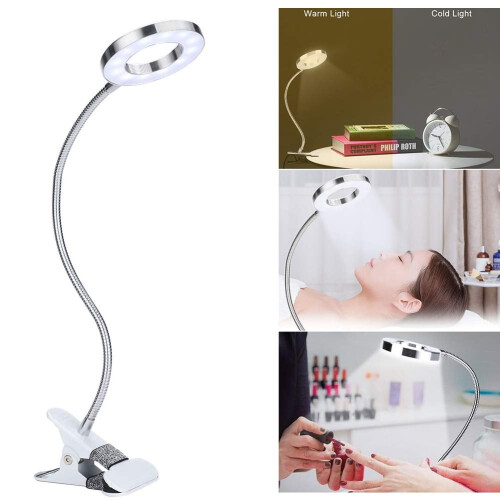 WALFRONT dimmable LED makeup lamp USB circle desktop lamp 2