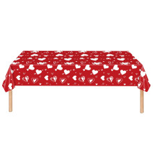 Valentine's Day tablecloth elegant disposable 54 x 108